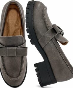 Casual Grey Chunky Loafer VA20