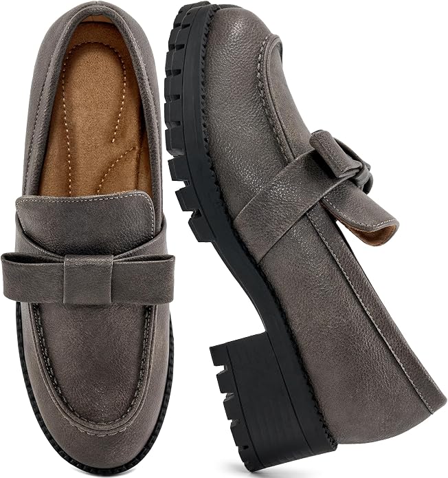 Casual Grey Chunky Loafer VA20