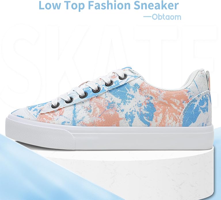 Cute Lace up Fashion Sneakers VA29 - Image 2