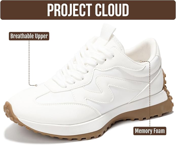Trendy Lace Up Fashion Sneakers VA30 - Image 2