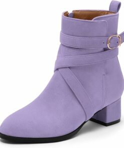 Women's Lavender Ankle Boots VA14