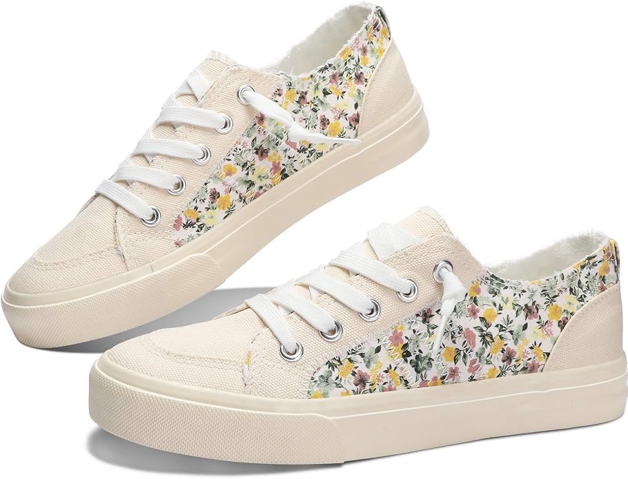 Yellow Flower Fashion Sneaker VA26